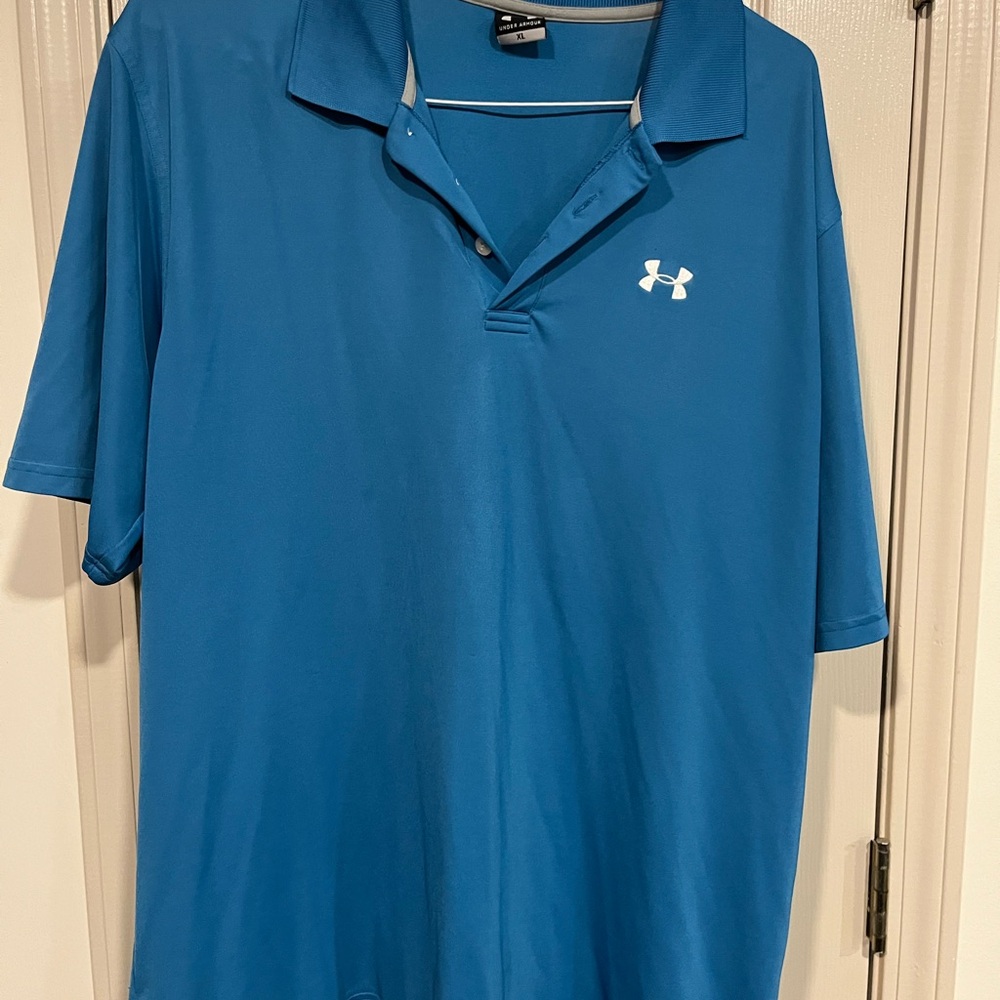 Under Armour Men’s Teal Performance Polo